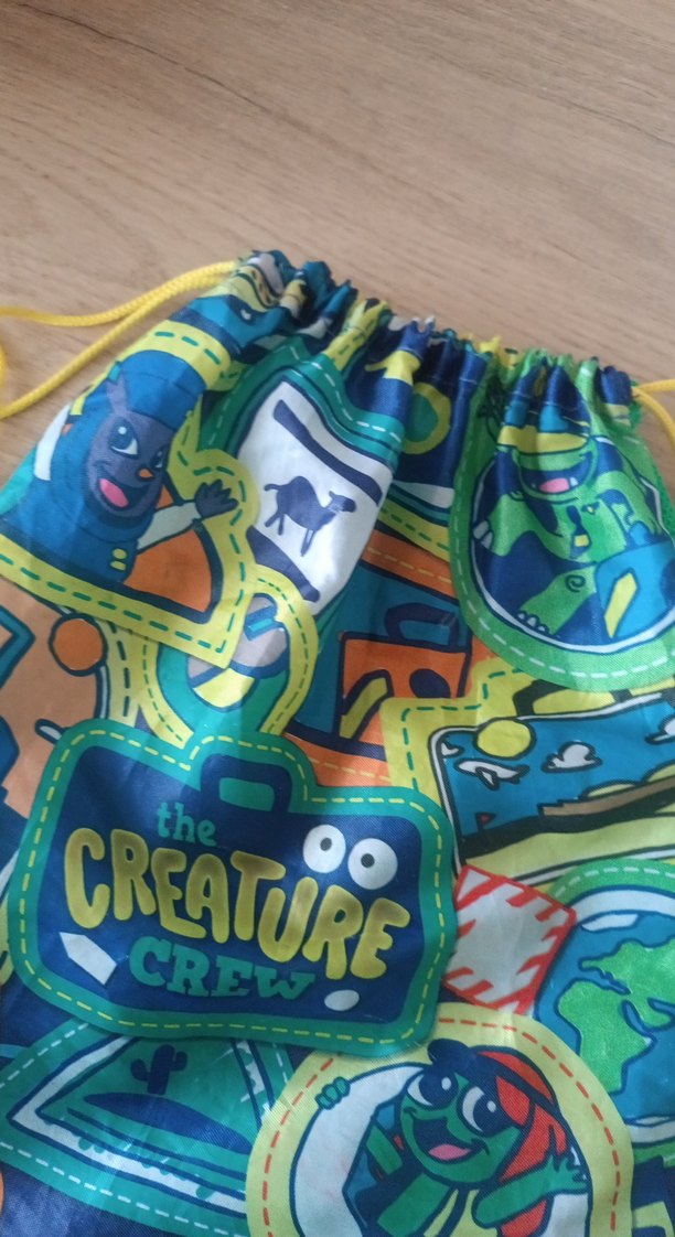 Renkli Çocuk Okul Çantası - Creature Crew - Görsel 3