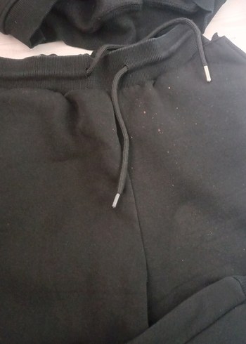 Siyah Kadın Rahat Kesim Eşofman Takımı - Görsel 5