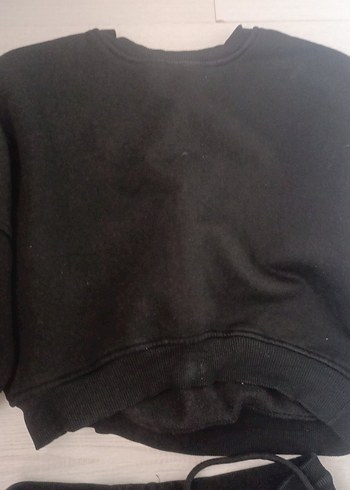 Siyah Kadın Rahat Kesim Eşofman Takımı - Görsel 2