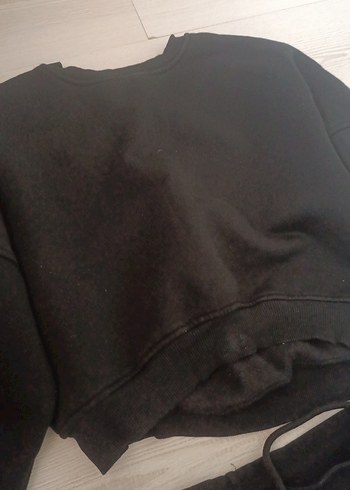 Siyah Kadın Rahat Kesim Eşofman Takımı - Görsel 3