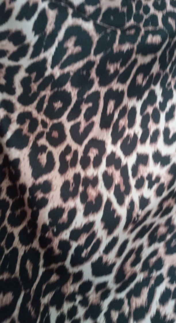 Leopar Desenli Uzun Kollu elbise - Görsel 4