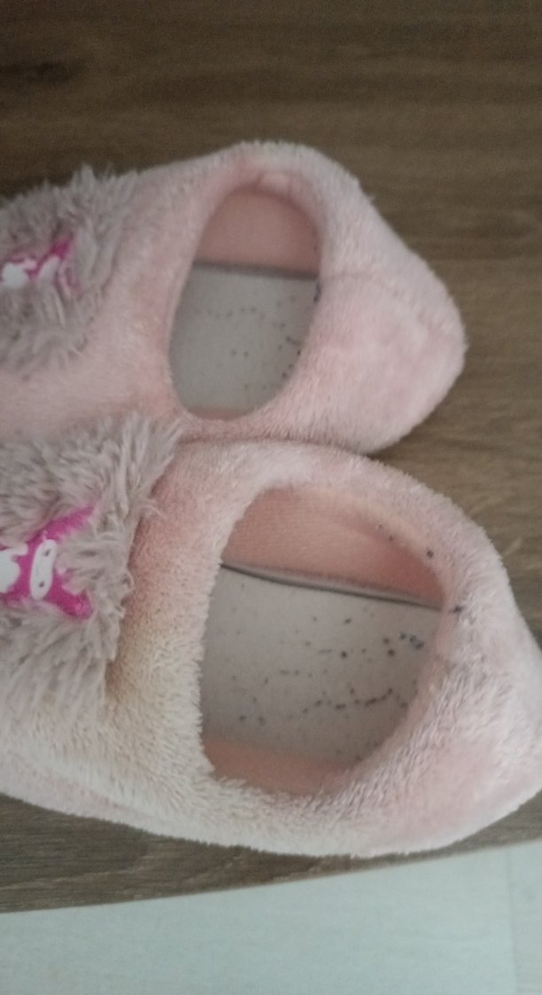 Kız Çocuk Pembe Peluş Ev Terliği - Görsel 2