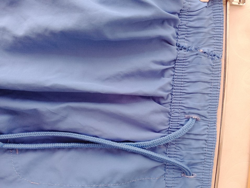 Şık Mavi Erkek Midi Deniz Şortu - Görsel 3