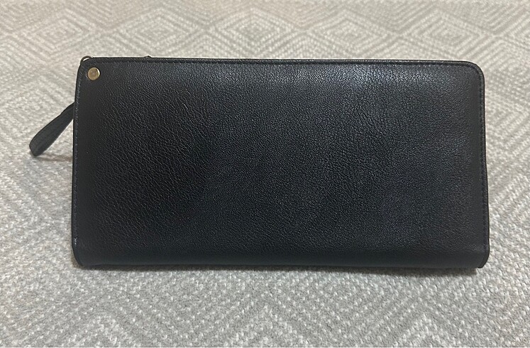  Beden MK Kadın Portföy El Çantası Clutch Siyah
