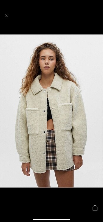 Pull Bear Peluş Ceket