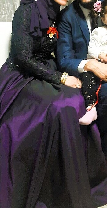 Tesettür Abiye Elbise (nişan söz elbisesi) - Görsel 12