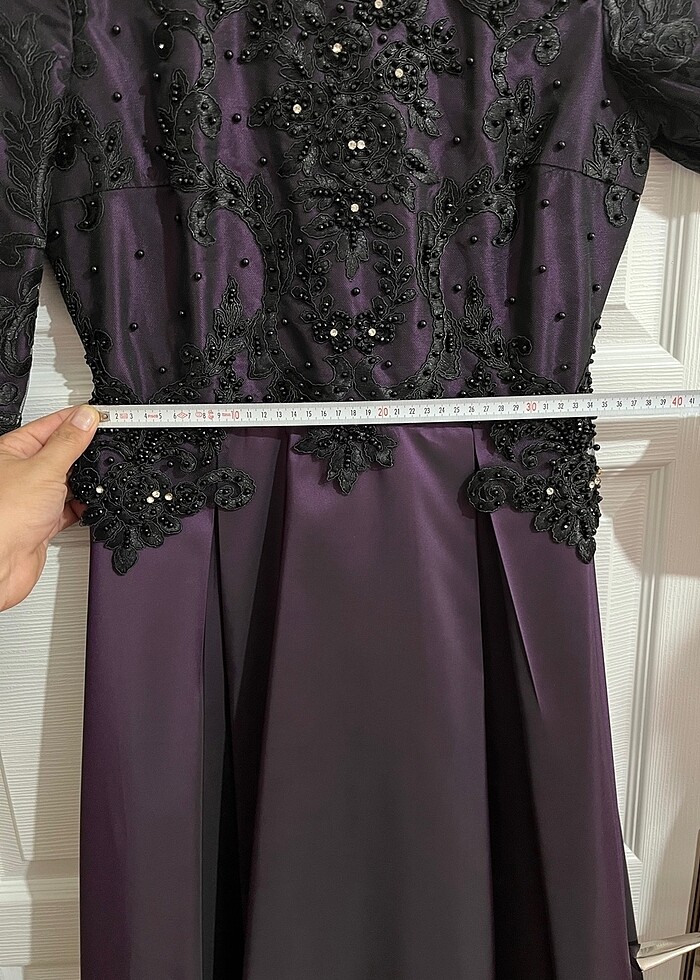 Tesettür Abiye Elbise (nişan söz elbisesi) - Görsel 5