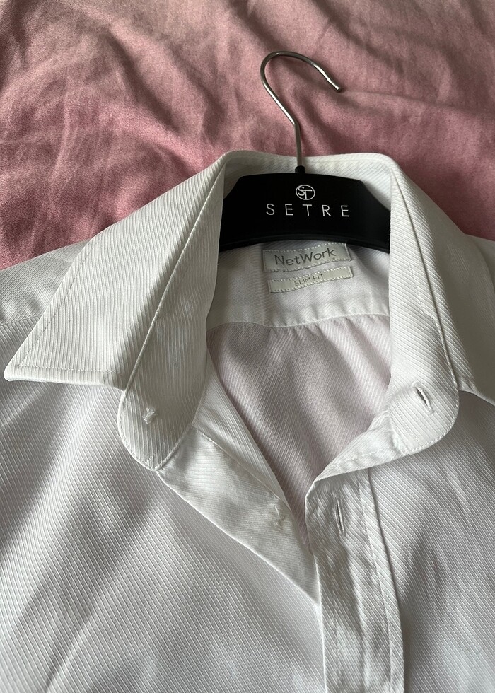 Network Erkek Beyaz Gömlek - Görsel 2