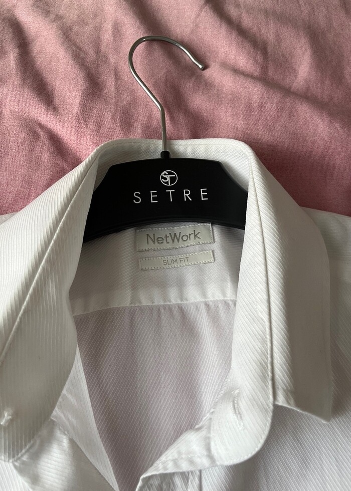 Network Erkek Beyaz Gömlek - Görsel 4