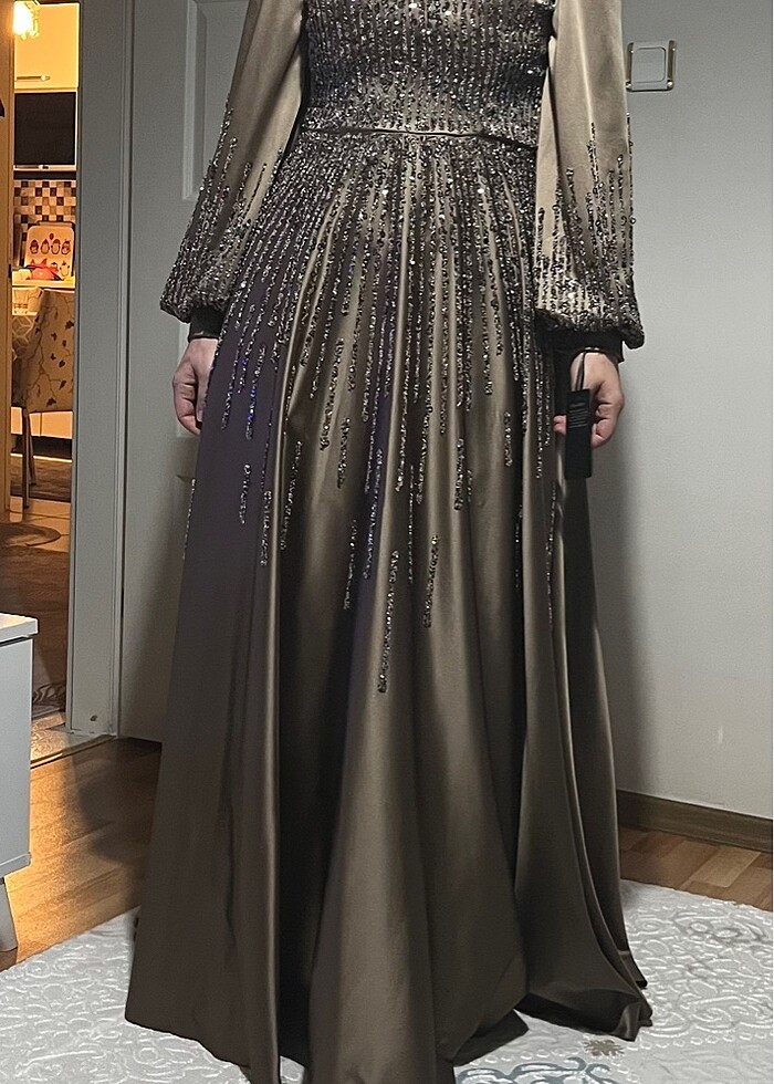 Tesettür Abiye Elbise - Görsel 4