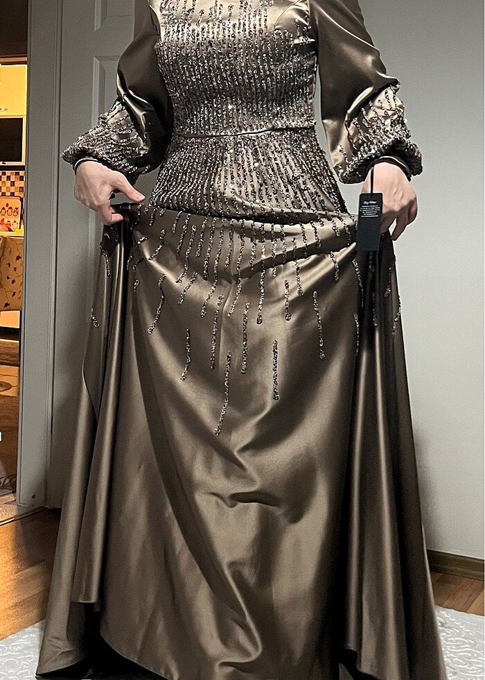 Tesettür Abiye Elbise - Görsel 3