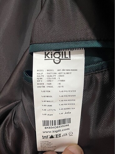 Kiğılı Dik Yaka Kaban - Görsel 3