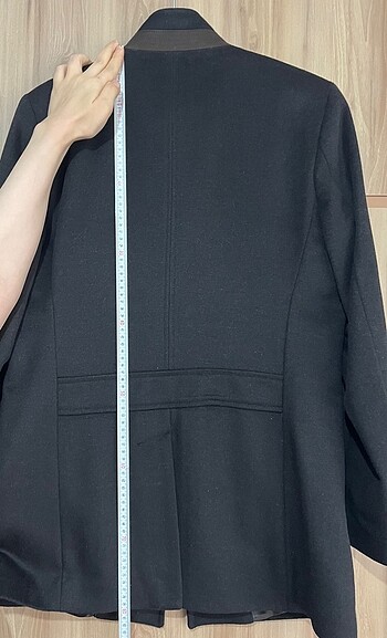 Kiğılı Dik Yaka Kaban - Görsel 7