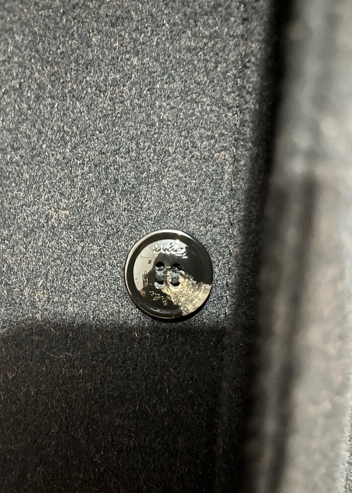 Kiğılı Dik Yaka Kaban - Görsel 5