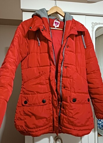 Koton Kırmızı çocuk montu