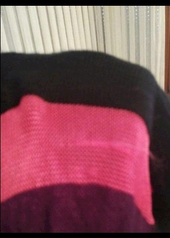 Bohem Kelebek Desenli V Yaka Triko Elbise - Görsel 6