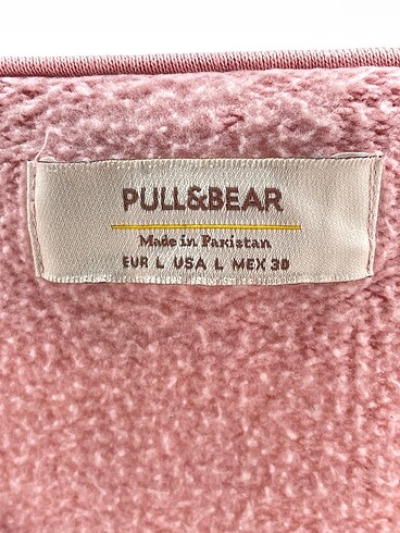 l Beden pembe Renk Pull and Bear Sweatshirt %70 İndirimli.
