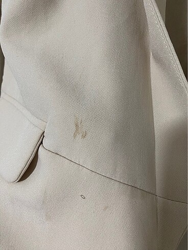 l Beden Ekru blazer ceket