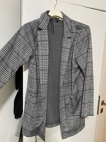 Ekose blazer ceket