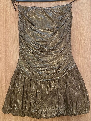 Zara mini parlak elbise