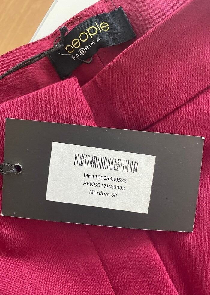 People Fabrika etiketli cigarette pantolon - Görsel 2