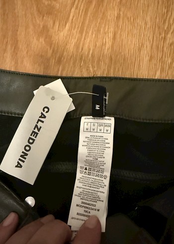 Calzedonia suni deri Kadın Pantolon - Görsel 3