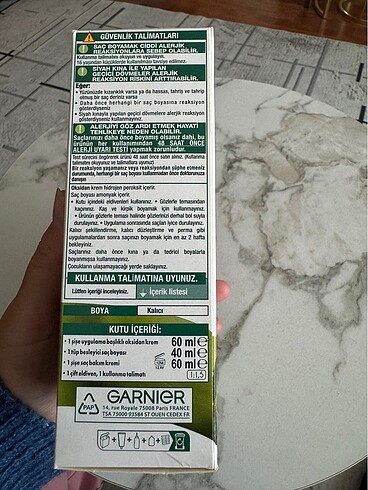 Garnier Garnier tarçın bakır saç rengi