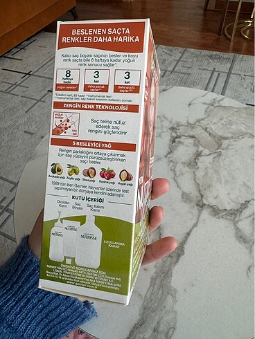  Beden Renk Garnier tarçın bakır saç rengi