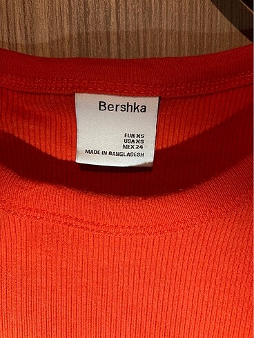 Bershka Kırmızı Crop