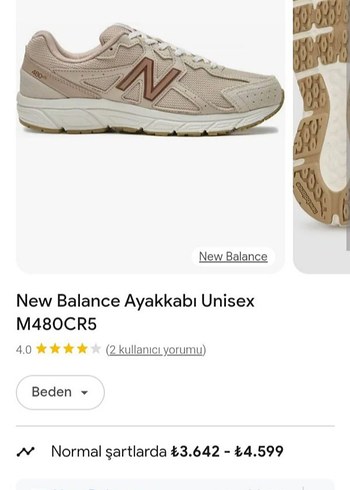 NEW BALANCE 480 ERKEK SPOR AYAKKABI - Görsel 3