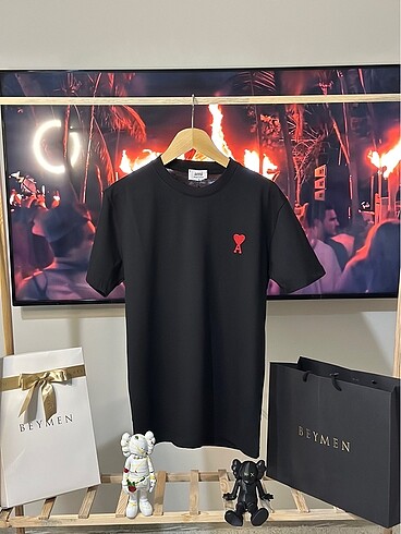Ami Paris Siyah T-Shirt