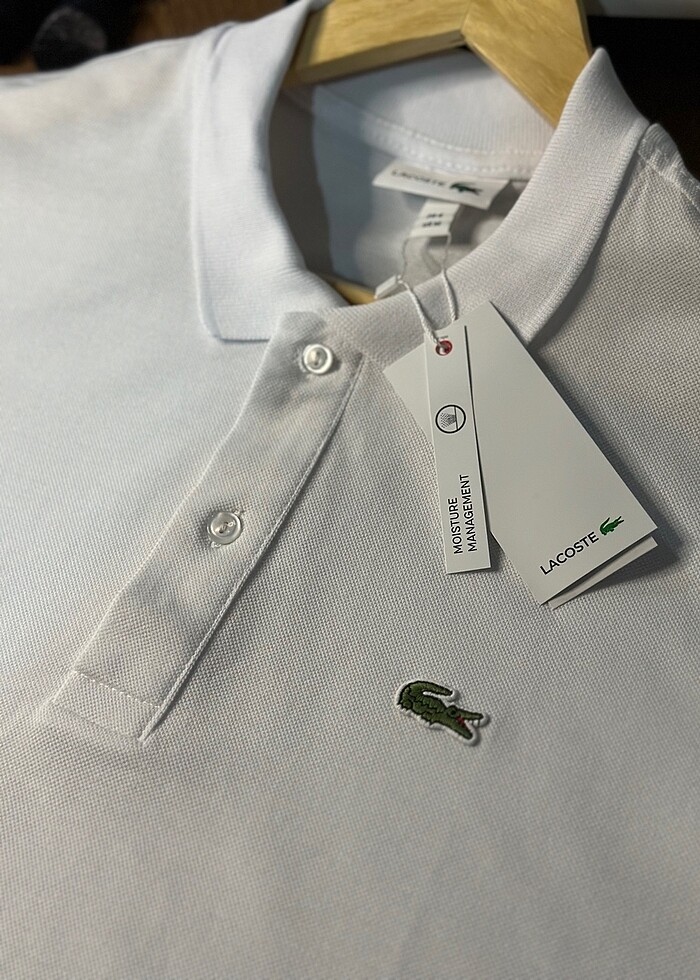 Lacoste Beyaz Polo Yaka T-Shirt - Görsel 2