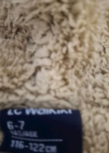 Düğmeli Kırmızı Ekose çocuk ceketi uniseks - Görsel 6