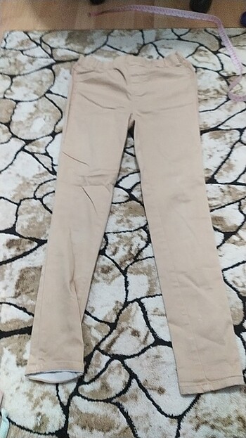 Kahverengi tayt pantalon