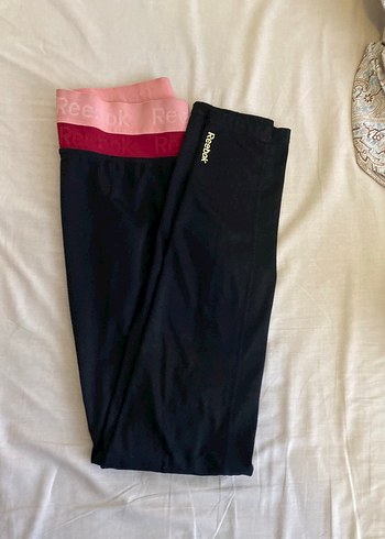 Reebok Kadın Pembe Siyah Spor Tayt