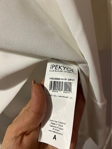 universal Beden beyaz Renk İpekyol tunik