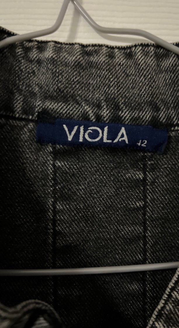 Kadın Gri Denim Uzun Tulum - Görsel 2