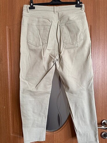 32 Beden yeşil Renk LCW Mint Yeşili Keten Pantolon