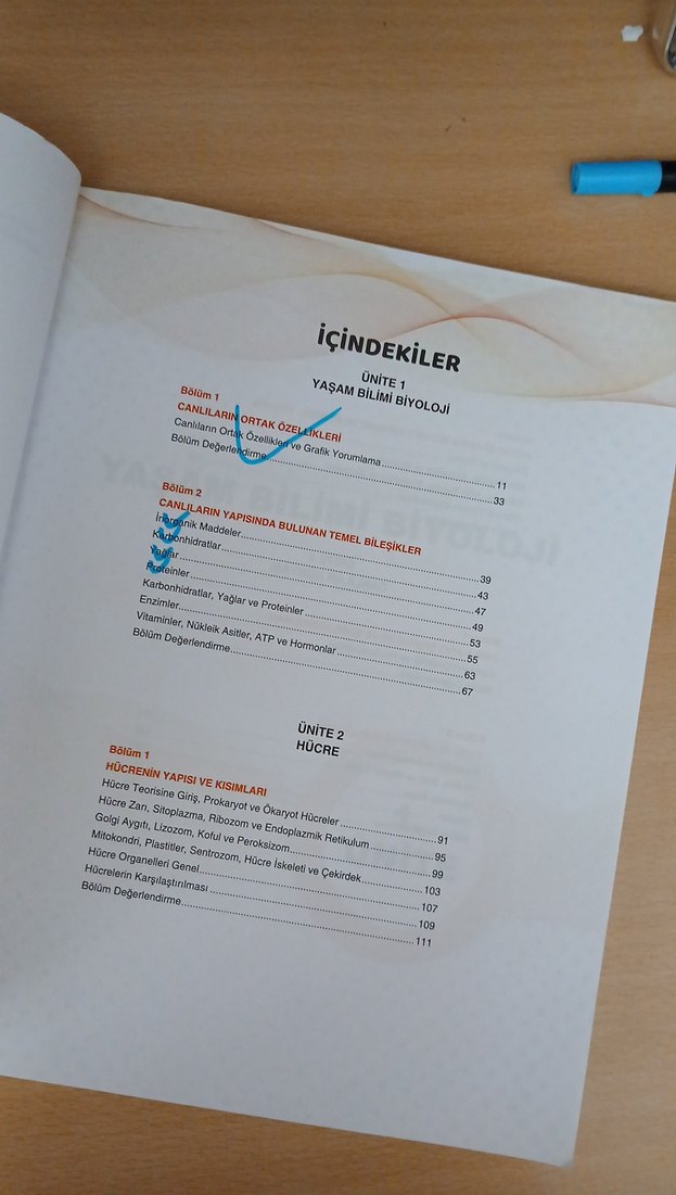 9. Sınıf Biyoloji Soru Bankası - Görsel 2