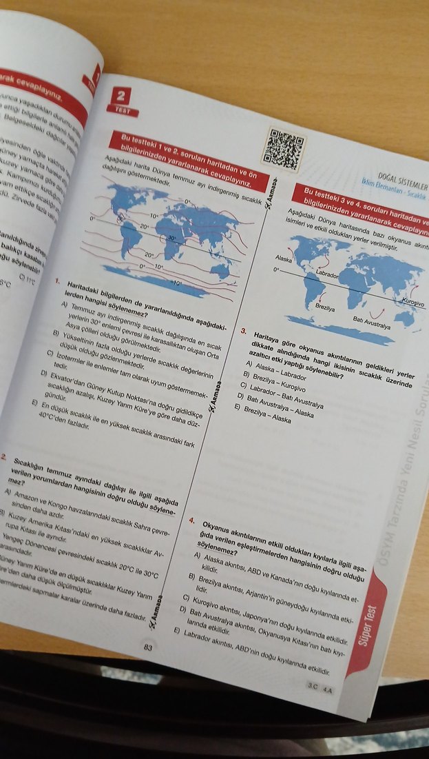 TYT Coğrafya Yeni Nesil Soru Kitabı - Görsel 3