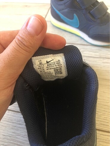 25 Beden lacivert Renk Orijinal Nike spor ayakkabısı