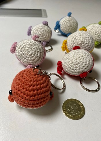 Amigurumi  balık Anahtarlık - Görsel 6