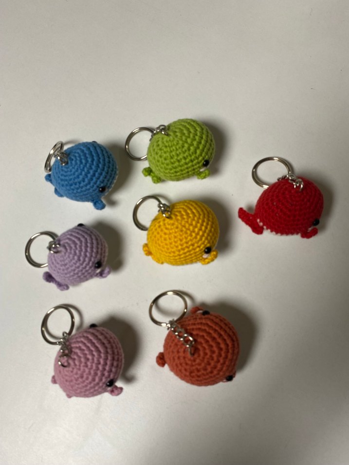 Amigurumi  balık Anahtarlık - Görsel 3