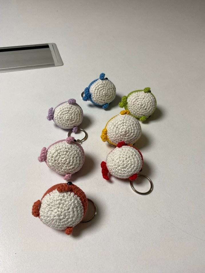 Amigurumi  balık Anahtarlık - Görsel 5