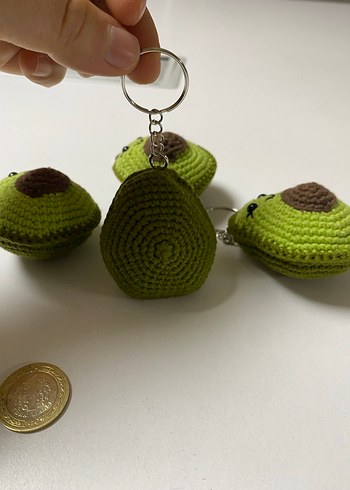 Amigurumi Avokado Anahtarlık - Görsel 2