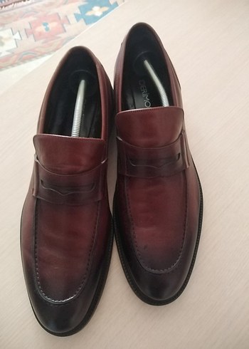 Derimod DERİMOD/Kahverengi Deri Klasik Erkek Ayakkabı