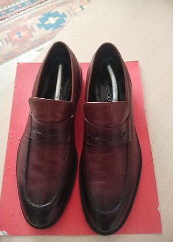 DERİMOD/Kahverengi Deri Klasik Erkek Ayakkabı