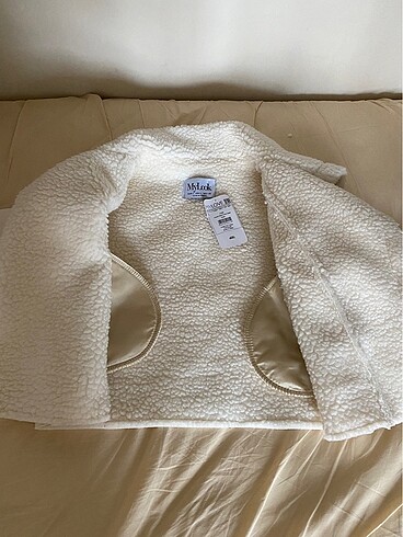 l Beden MyLook Kürklü Süet Crop Ceket