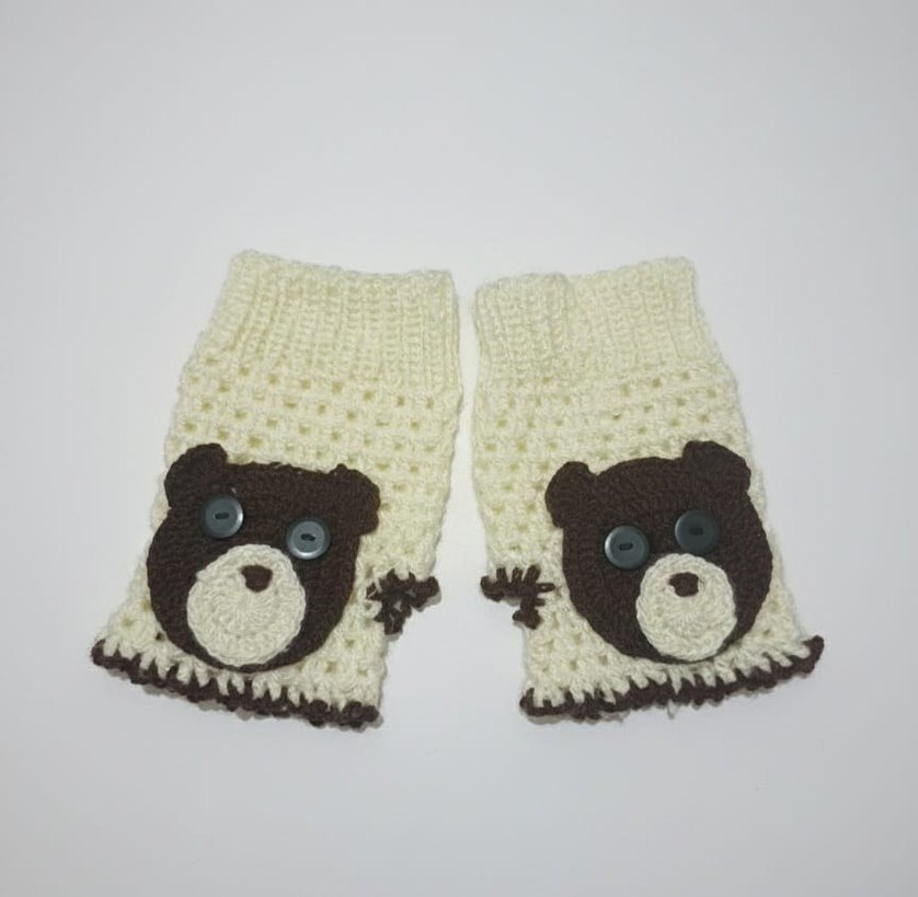 Bohem Tarz  Örgü Kadın Eldiveni - Görsel 2