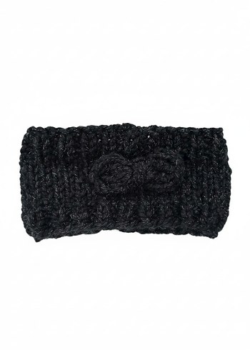 Gri Örgü Kadın Saç Bandı - Görsel 2